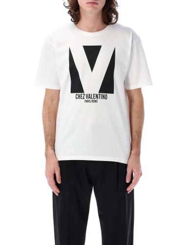 Chez Valentino T-shirt - Valentino Garavani - Modalova