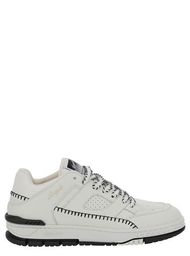 Area Lo Sneaker Stitch Low Top Sneakers With Contrasting Stitch Detail In Leather Man - Axel Arigato - Modalova