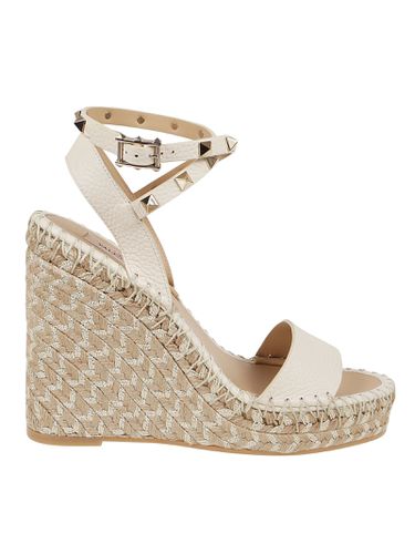 Wedge Espadrillas Rockstud - Valentino Garavani - Modalova