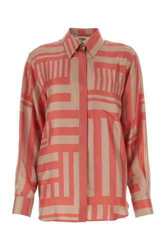 Fendi Printed Silk Shirt - Fendi - Modalova