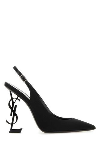 Black Crepe Opyum Pumps - Saint Laurent - Modalova