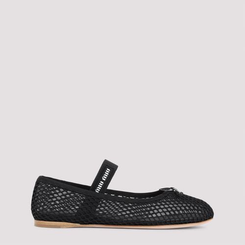 Miu Miu Mesh Ballerinas - Miu Miu - Modalova