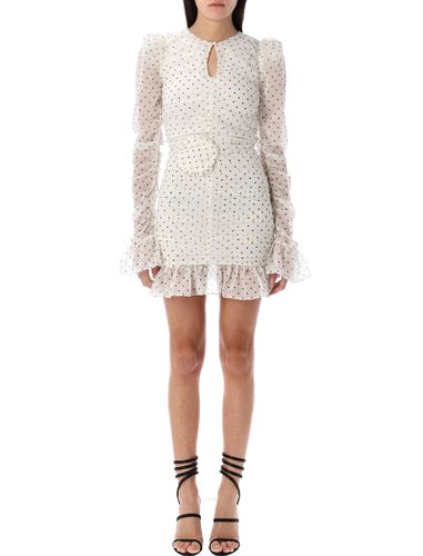 Printed Long-sleeve Mini Dress - Rotate by Birger Christensen - Modalova