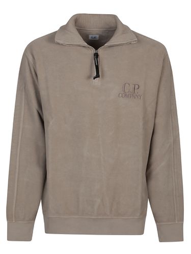 C. P. Company Diagonal Polo Collar Sweatshirt - C.P. Company - Modalova