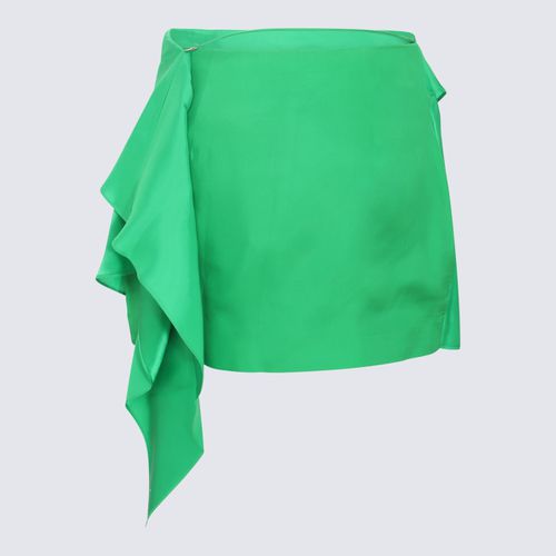 Green Silk Himeji Mini Skirt - GAUGE81 - Modalova