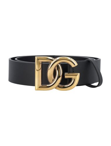 Crossover Dg Logo Buckle Belt - Dolce & Gabbana - Modalova