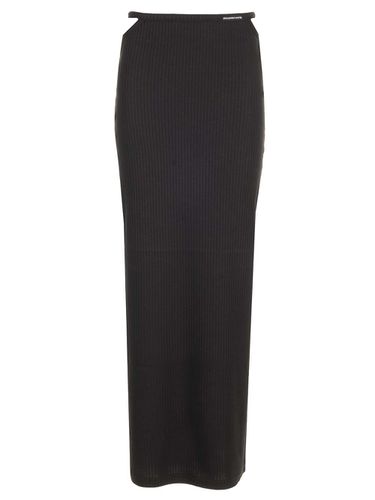 Long Skirt In Ribbed Stretch Cotton - Alexander Wang - Modalova