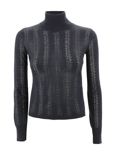 Turtleneck In Wool And Silk Yarn - Max Mara Studio - Modalova