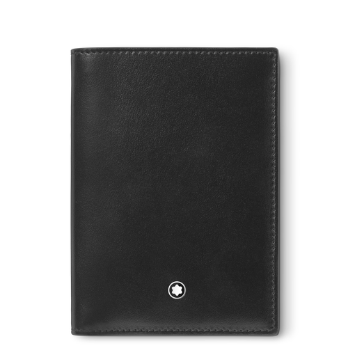 Mini Portefeuille 4cc en Cuir Meisterstück - Cuir - MB198317 - Portefeuilles - MONTBLANC - Modalova