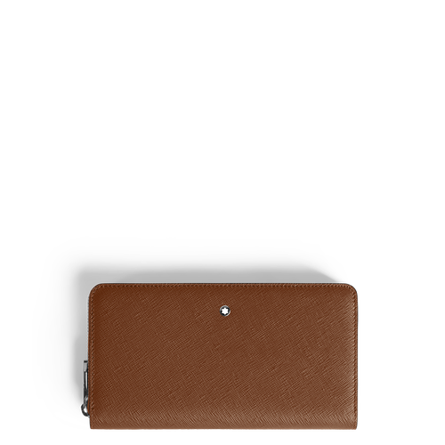 Continental-Brieftasche 12 cc mit Reißverschluss aus Sartorial Leder - Leder - MB220364 - Brieftaschen - MONTBLANC - Modalova