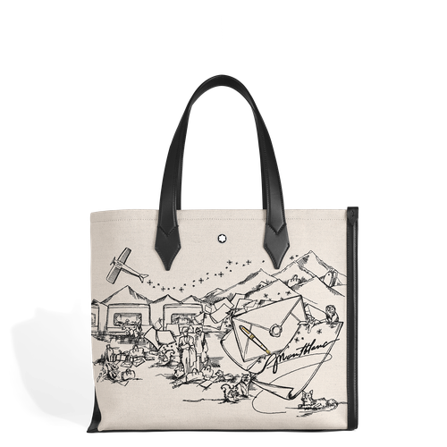 Holiday Tragetasche - Stoff und Leder - MB221235 - Tragetaschen - MONTBLANC - Modalova