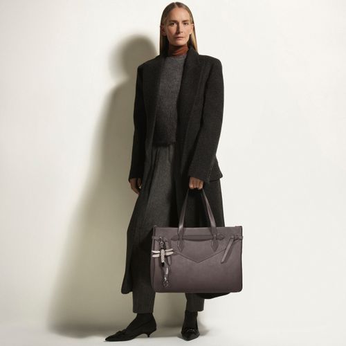 Envelope Tragetasche im Querformat - Leder - MB222975 - Tragetaschen - MONTBLANC - Modalova