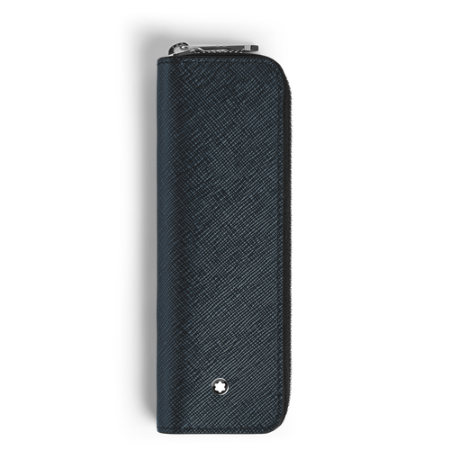 Étui pour 1 Instrument d'Écriture Zippé en Cuir Sartorial - Cuir - MB220369 - Trousses Pour Stylos - MONTBLANC - Modalova