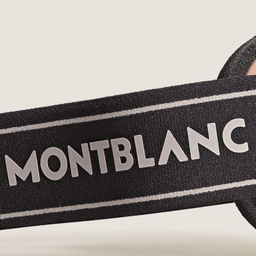 Máscara de Esquí Rectangular con Montura Inyectada Beige - MB137203 - Gafas De Sol - MONTBLANC - Modalova