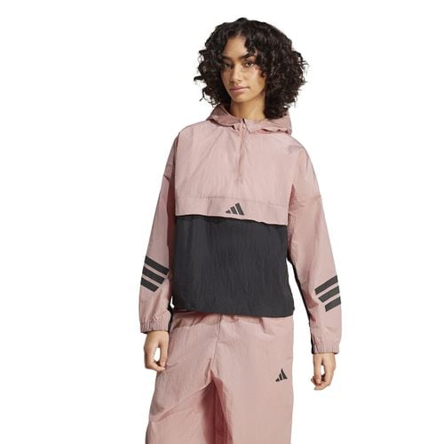 Giacca A Vento Con Mezza Zip Future Icons Taglie XS - adidas sportswear - Modalova