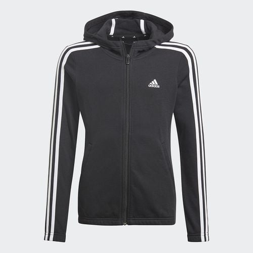 Felpa con cerniera e cappuccio 7-15 anni - adidas Performance - Modalova