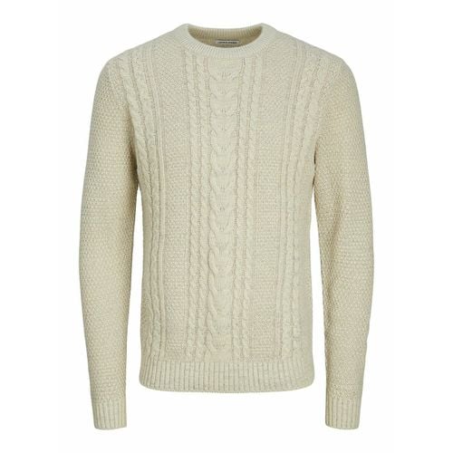 Maglione Girocollo Dritto In Maglia Strutturata - jack & jones - Modalova