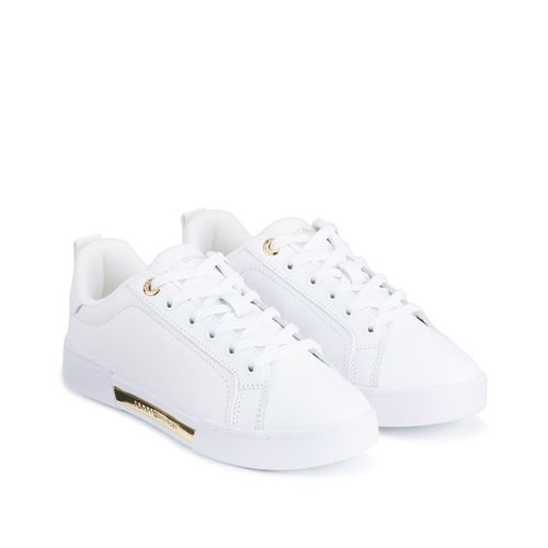 Sneakers Basse Chique In Pelle Donna Taglie 40 - tommy hilfiger - Modalova