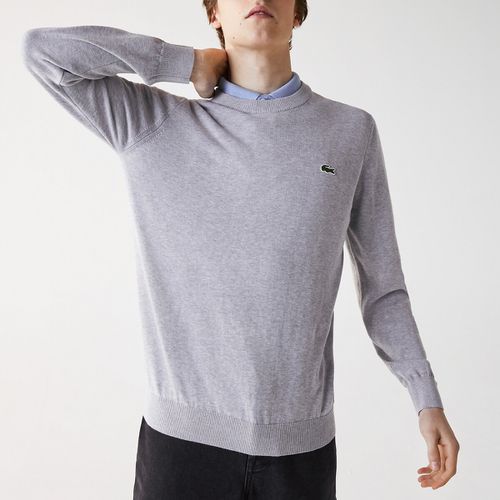 Pull Scollo Rotondo In Cotone Bio Uomo Taglie XL - lacoste - Modalova