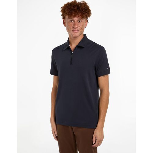 Polo Slim Collo Con Cerniera Uomo Taglie XS - tommy hilfiger - Modalova