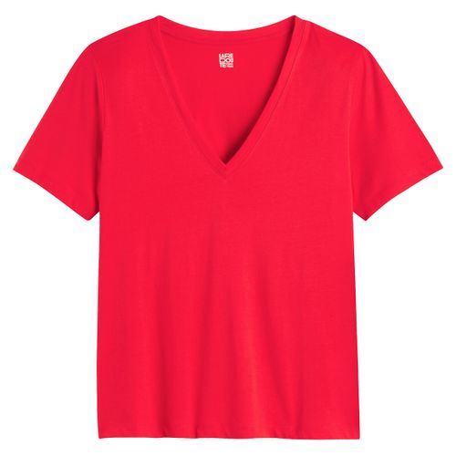 T-shirt loose scollo a V, maniche corte - LA REDOUTE COLLECTIONS - Modalova