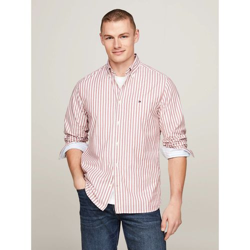 Camicia Popeline Rigata Uomo Taglie XXL - tommy hilfiger - Modalova