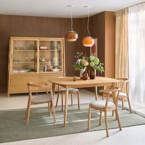 Dalmar Solid 4 Seater Rectangular Dining Table - LA REDOUTE INTERIEURS - Modalova