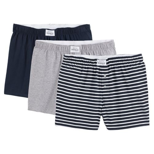 Confezione Da 3 Boxer In Jersey Uomo Taglie XL - la redoute collections - Modalova