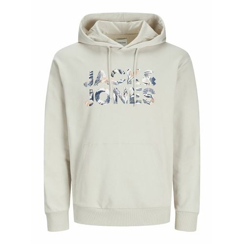 Felpa Con Cappuccio E Logo Relaxed Uomo Taglie S - jack & jones - Modalova