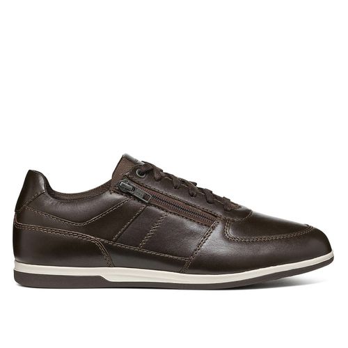 Sneakers Traspiranti In Pelle Renan Uomo Taglie 42 - geox - Modalova