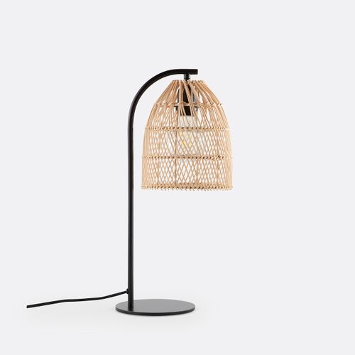 Lampada da tavolo in metallo ferro e vimini, Dankia - LA REDOUTE INTERIEURS - Modalova