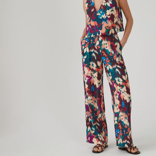 Pantaloni dritti, stampa fiori - LA REDOUTE COLLECTIONS - Modalova