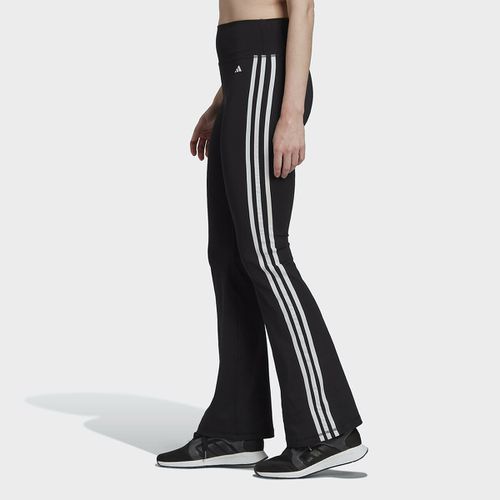 Leggings Training Essentials Flared 3 Stripes Taglie XS - adidas performance - Modalova