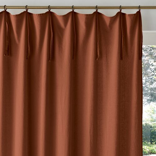 Tenda Lino/viscosa Con Laccetti Odorie Taglie 180 x 135 cm - la redoute interieurs - Modalova