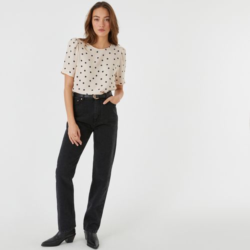 Jeans Regular, Dritti, Vita Alta Donna Taglie 38 (FR) - 42 (IT) - la redoute collections - Modalova