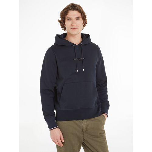 Felpa Con Cappuccio Logo Al Petto Uomo Taglie 3XL - tommy hilfiger - Modalova