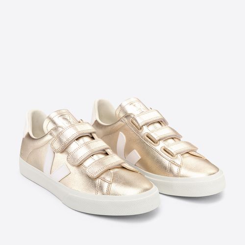 Sneakers in pelle metallizzata RECIFE CHROMEFREE - VEJA - Modalova