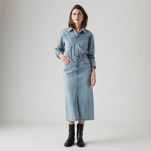 Abito Chemisier Aderente In Denim Donna Taglie W28 (US) - 42 (IT) - levi's - Modalova