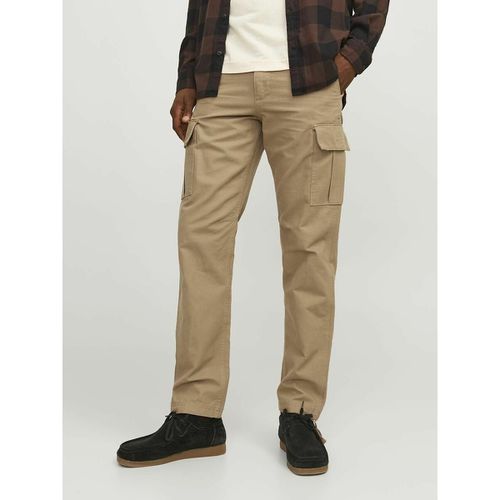 Pantaloni Cargo Con Fondo Stretto Uomo Taglie W34 L32 (US) - 48 (IT) - jack & jones - Modalova