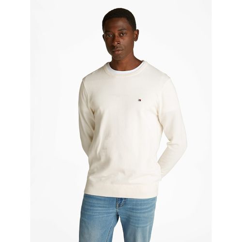 Maglione girocollo in cotone - TOMMY HILFIGER - Modalova