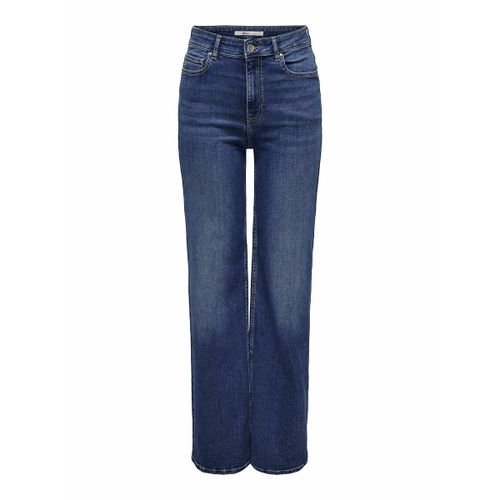 Jeans Larghi, Vita Alta Donna Taglie W30 L32 (US) - 44 (IT) - only - Modalova