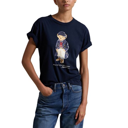 T-shirt maniche corte stampa orso - POLO RALPH LAUREN - Modalova