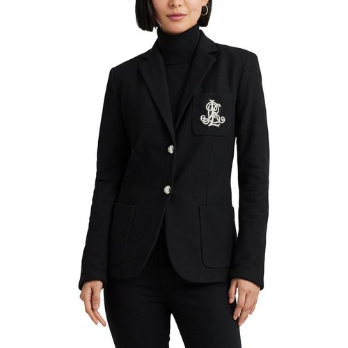 Blazer attillato con stemma - LAUREN RALPH LAUREN - Modalova