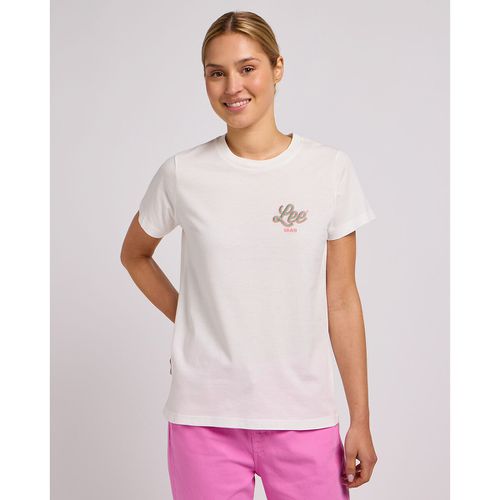 T-shirt Maniche Corte, Con Logo Donna Taglie XS - lee - Modalova