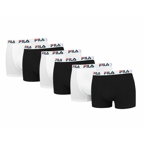 Confezione Da 6 Boxer Tinta Unita Uomo Taglie L - fila - Modalova