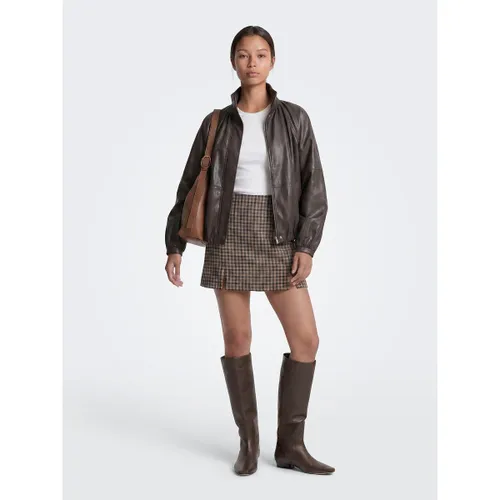 Checked Mini Skirt - Only - Modalova