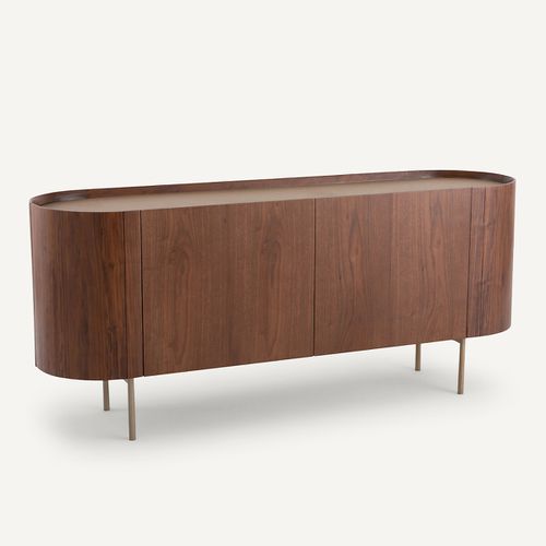 Mobile Credenza Noce E Pelle Aslen - am.pm - Modalova