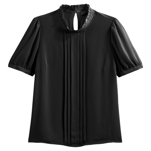 Blusa maniche corte collo con volants - LA REDOUTE COLLECTIONS - Modalova