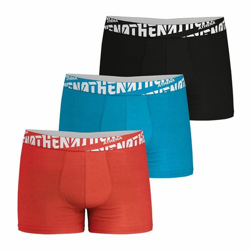 Confezione da 3 boxer tinta unita Easy Sport - ATHENA - Modalova