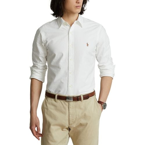 Camicia Slim In Oxford Uomo Taglie S - polo ralph lauren - Modalova